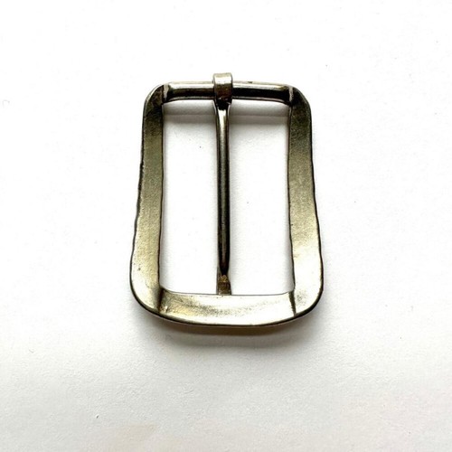Vintage 90's Distressed Silver Tone Belt Buckle (45mm x 35mm) - photo 4