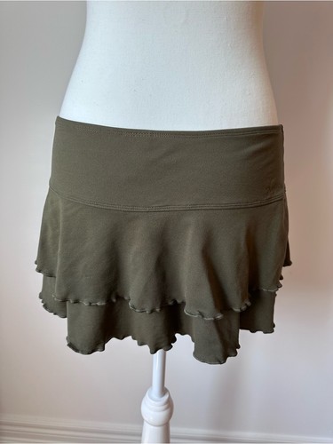 Body Glove Army Green Tiered Mini Skirt - M - photo 4