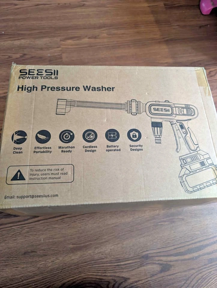 Seesii Cordless High Pressure Washer