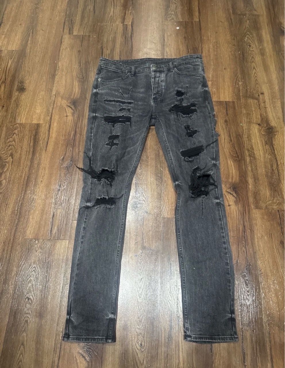 Ksubi Knee Rip Distressed Skinny Jeans | Size 34