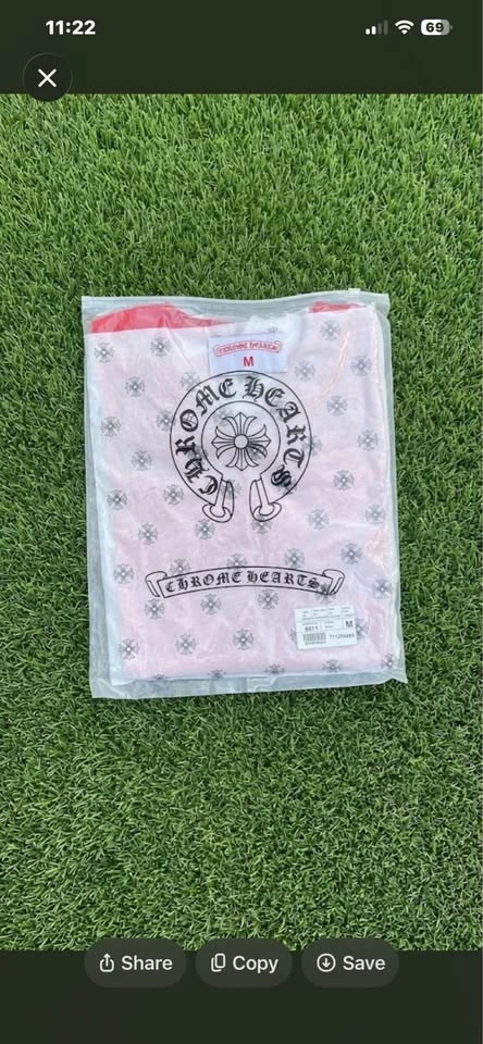 Chrome Hearts Red Scroll Sleeve Long Sleeve T-Shirt - photo 3