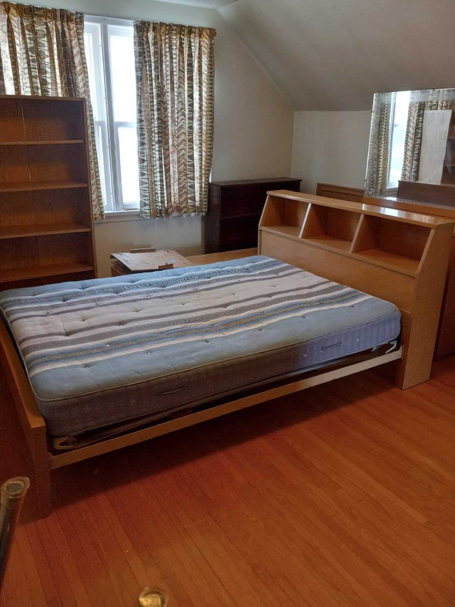 Double Bed with frame and Headboard