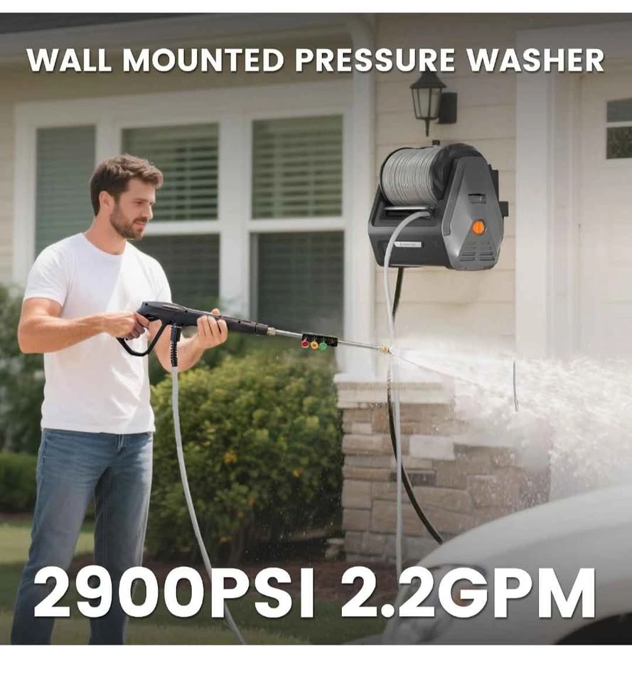 Giraffe Tools Wall Mounted Pressure Washer 2900 PSI (used) - photo 2