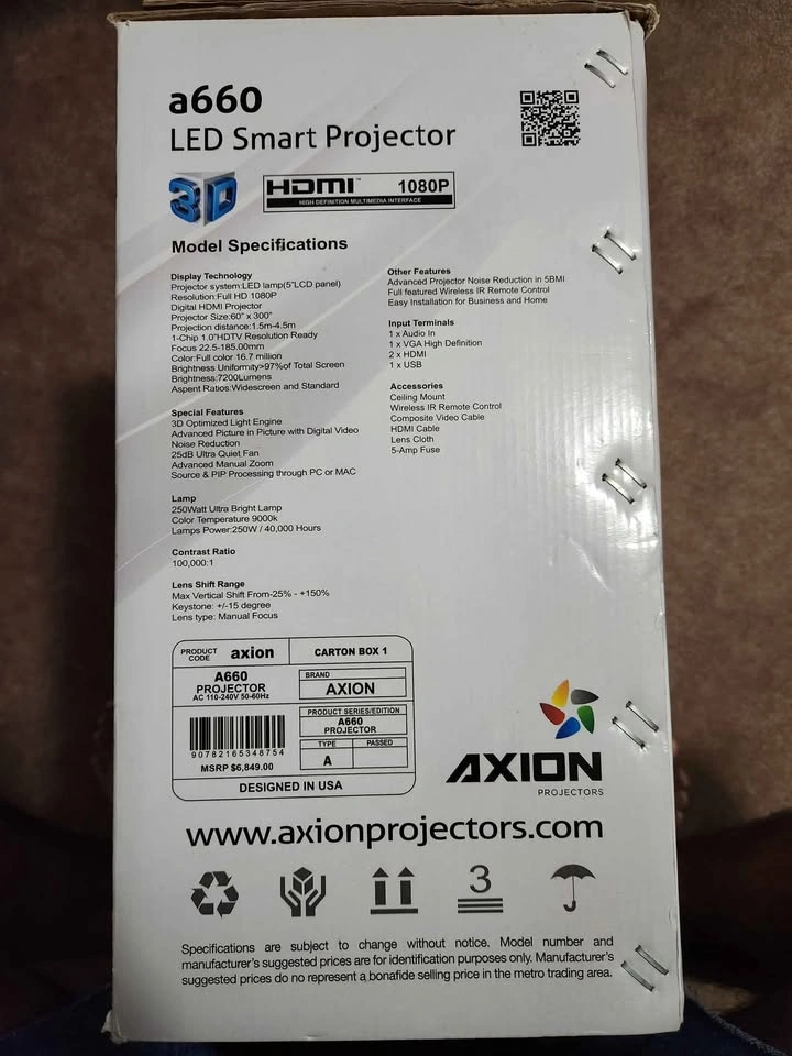 Home theater projector - photo 3