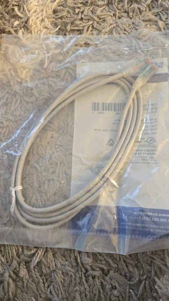 🏈BELDEN's 7 ft CAT 6+ patch cord, bonded-pair - photo 2