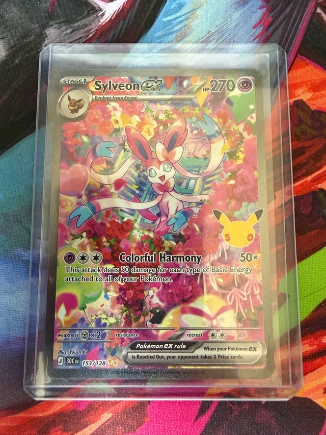 Sylveon EX 153/128 Pokémon Celebrations