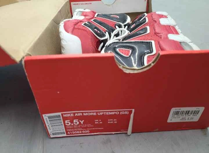 Nike Air More Uptempo "Bulls Hoops Pack" (GS) Sneakers - photo 2
