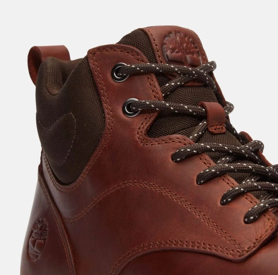 Timberland Parker Street Mid Lace-Up Sneaker – Size 9 (Rust Leat - photo 4