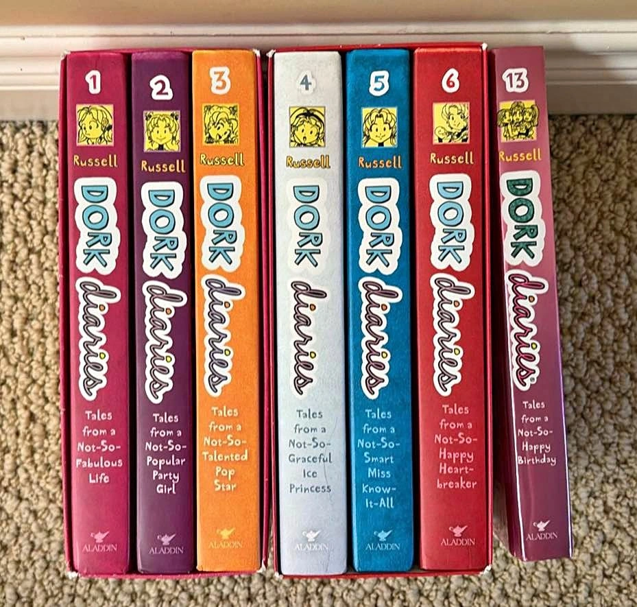 Dork Diaries Books Boxed Set 1-6, 13