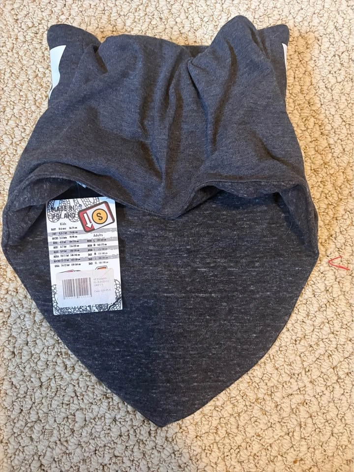 Zombie Dash Shark Bite El Bandito Neck Gaiter Reversible S - photo 4