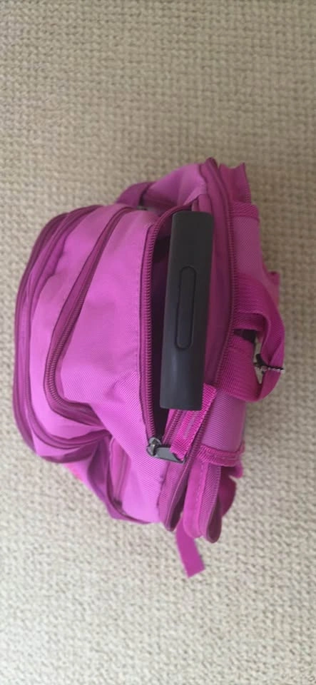 Ed Hardy Brad Trolley Rolling Backpack Purple Patches - photo 4