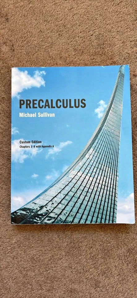 Precalculus Michael Sullivan 8th Edition Textbook with Test Prep