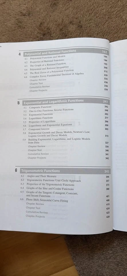 Precalculus Michael Sullivan 8th Edition Textbook with Test Prep - photo 3