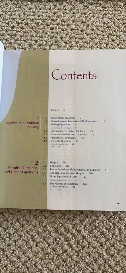 Intermediate Algebra Concepts and Applications 6th Edition - photo 2