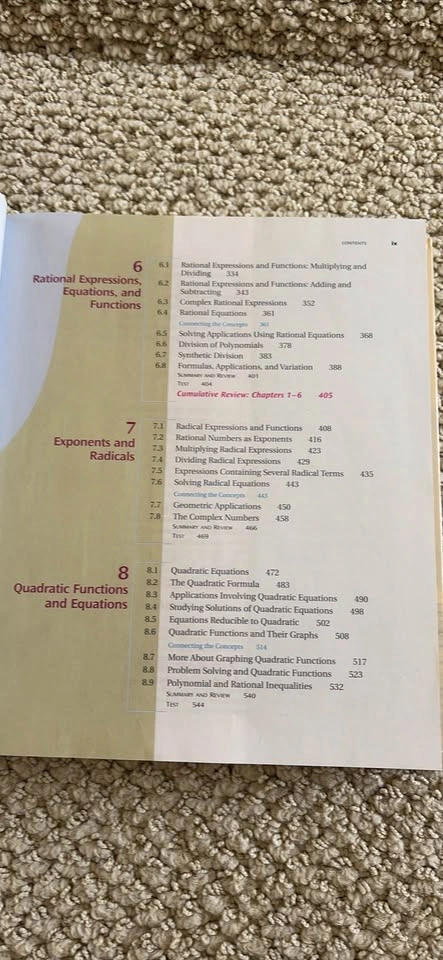 Intermediate Algebra Concepts and Applications 6th Edition - photo 4