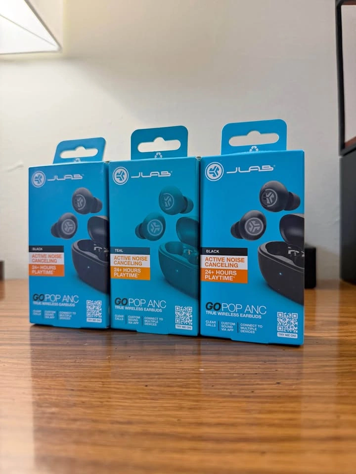 JLab GO POP ANC True Wireless Earbuds – Brand New