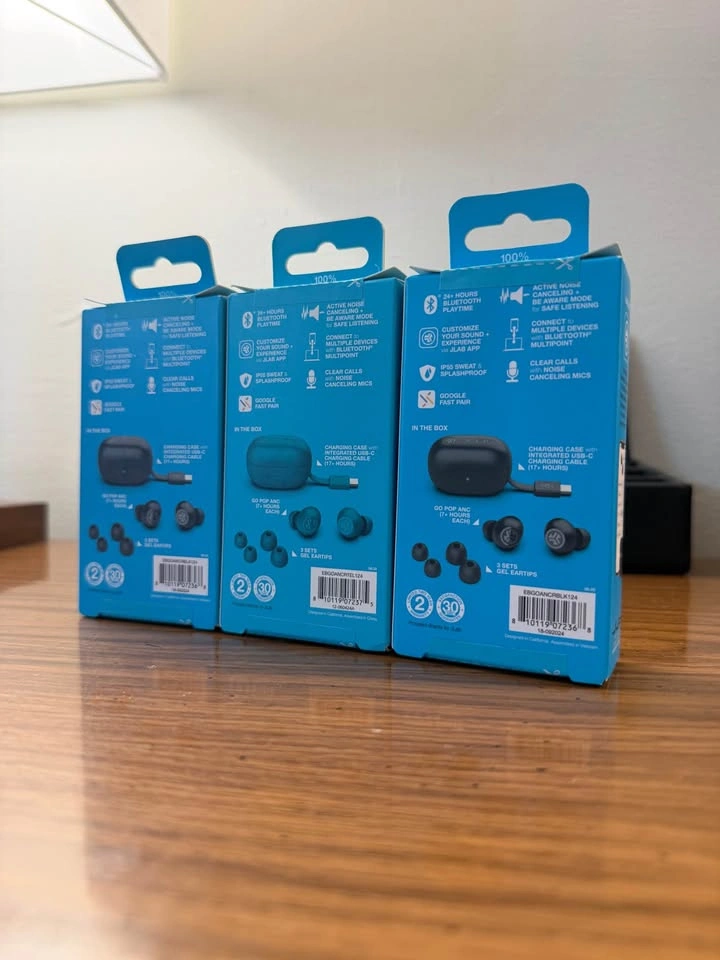 JLab GO POP ANC True Wireless Earbuds – Brand New - photo 2