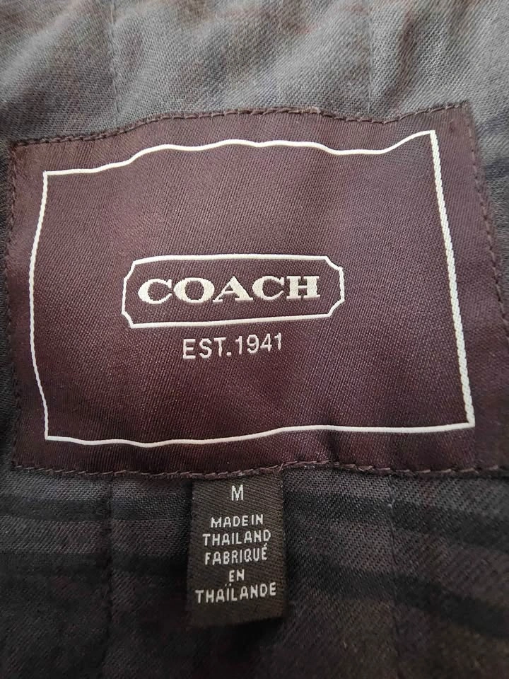Men’s Coach Jacket – Size Medium – Burnt Orange/Rust - photo 3