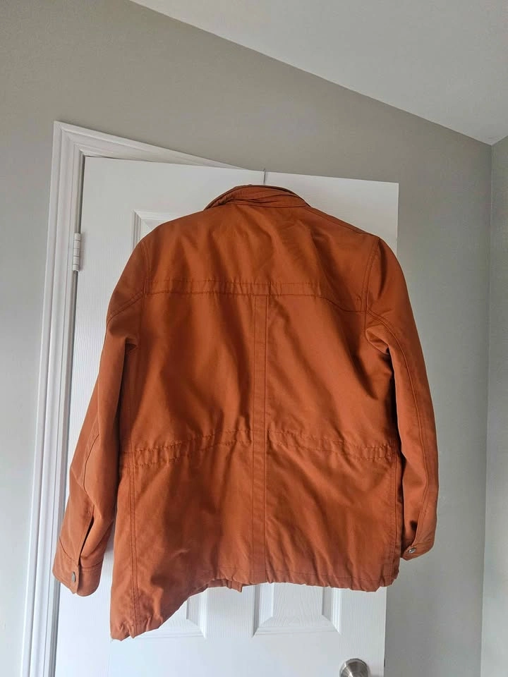 Men’s Coach Jacket – Size Medium – Burnt Orange/Rust - photo 4