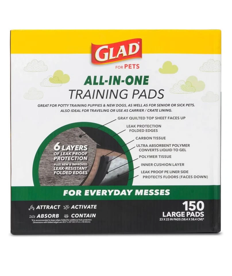 Brand New Glad for Pets Carbon Puppy Training Pads (150 Ct) - photo 3