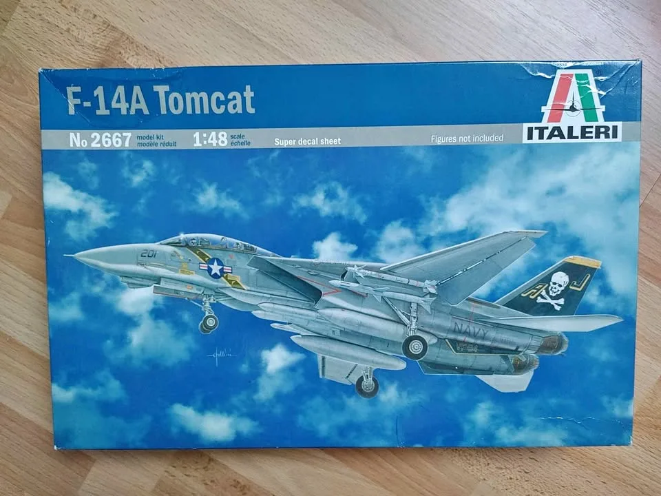 1/48 Italeri F-14A Tomcat with Extra Decals thumbnail