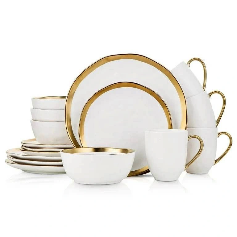 NEW Stone Lain Florian 16-Piece Porcelain Dinnerware Set