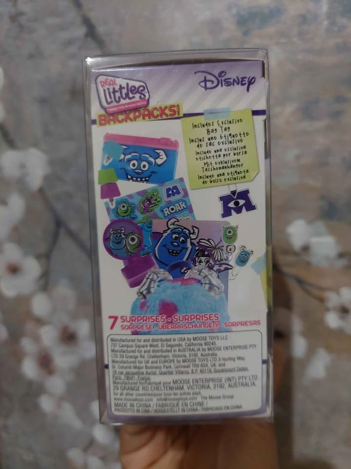 Real Littles Disney Backpacks - Monsters Inc Fuzzy Bag Clip 🏈 - photo 3