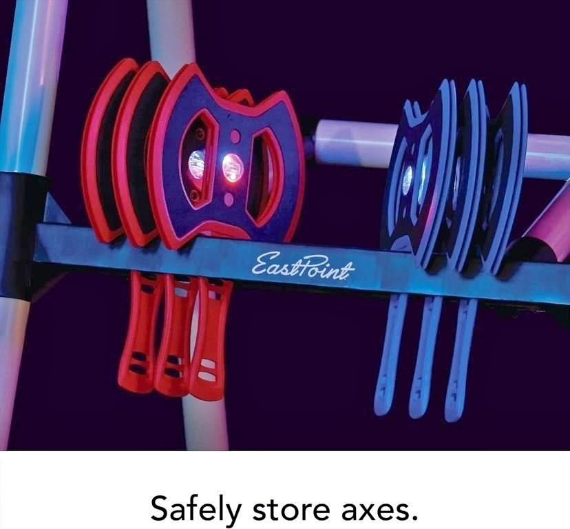 New 8 Pcs EastPoint Sports LED Light Up Axe Throw