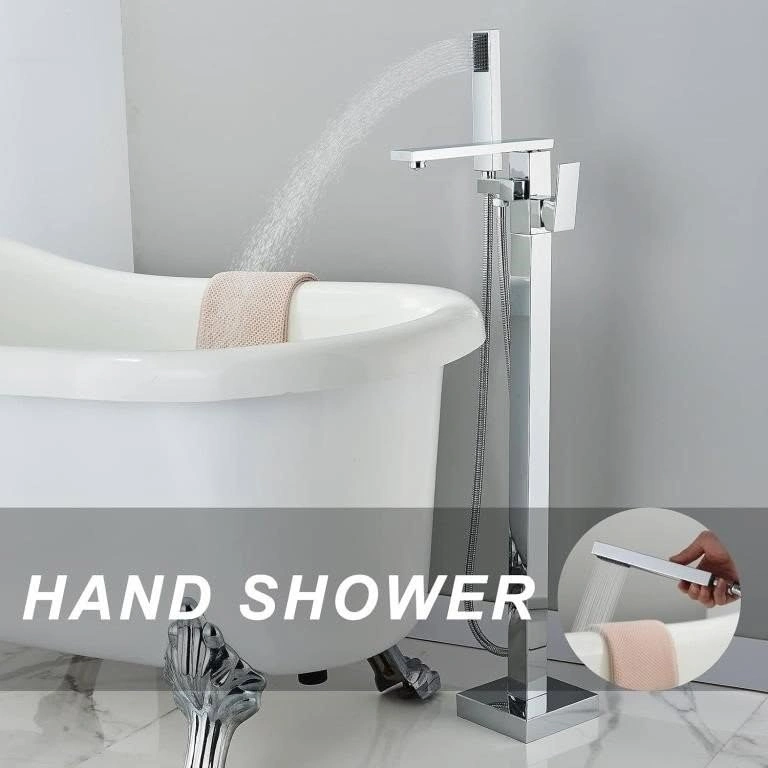 NEW GMUSRE Freestanding Bathtub Faucet & Shower Head