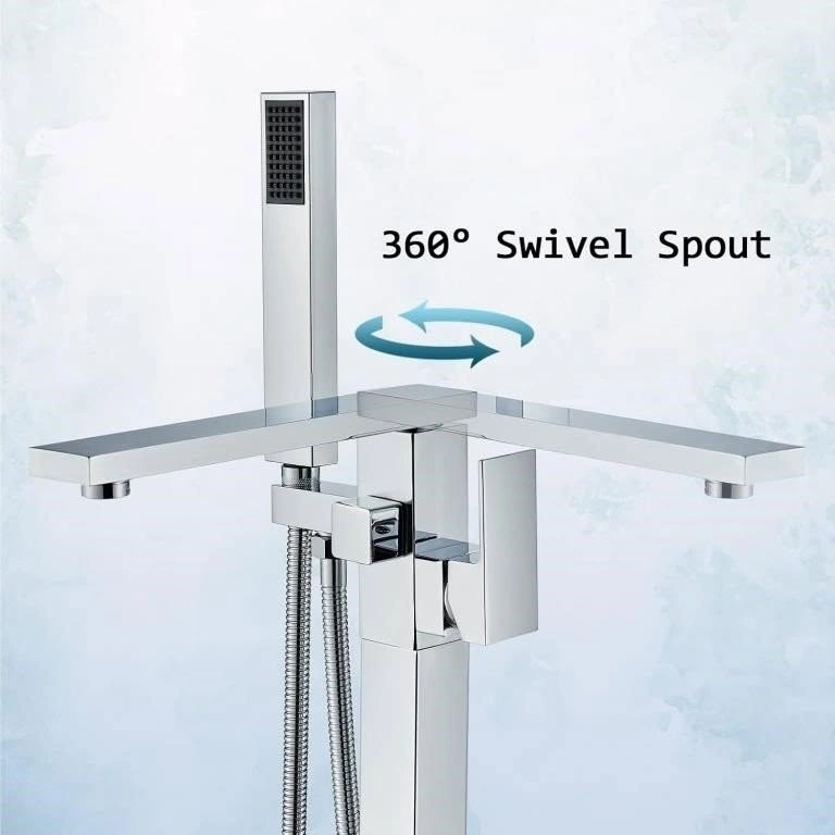 NEW GMUSRE Freestanding Bathtub Faucet & Shower Head - photo 4