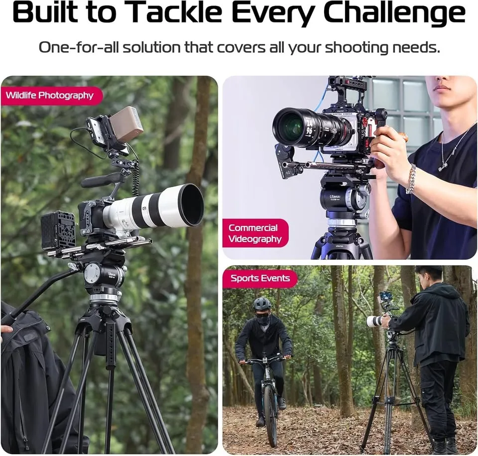 ULANZI VideoFast Heavy Duty Fluid Head - 6-Step image indicator(2)