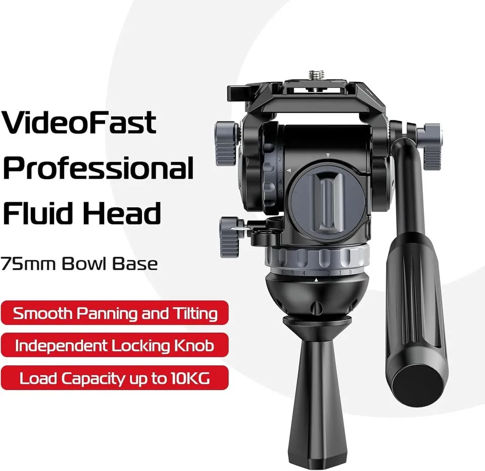 ULANZI VideoFast Heavy Duty Fluid Head - 6-Step image indicator(6)