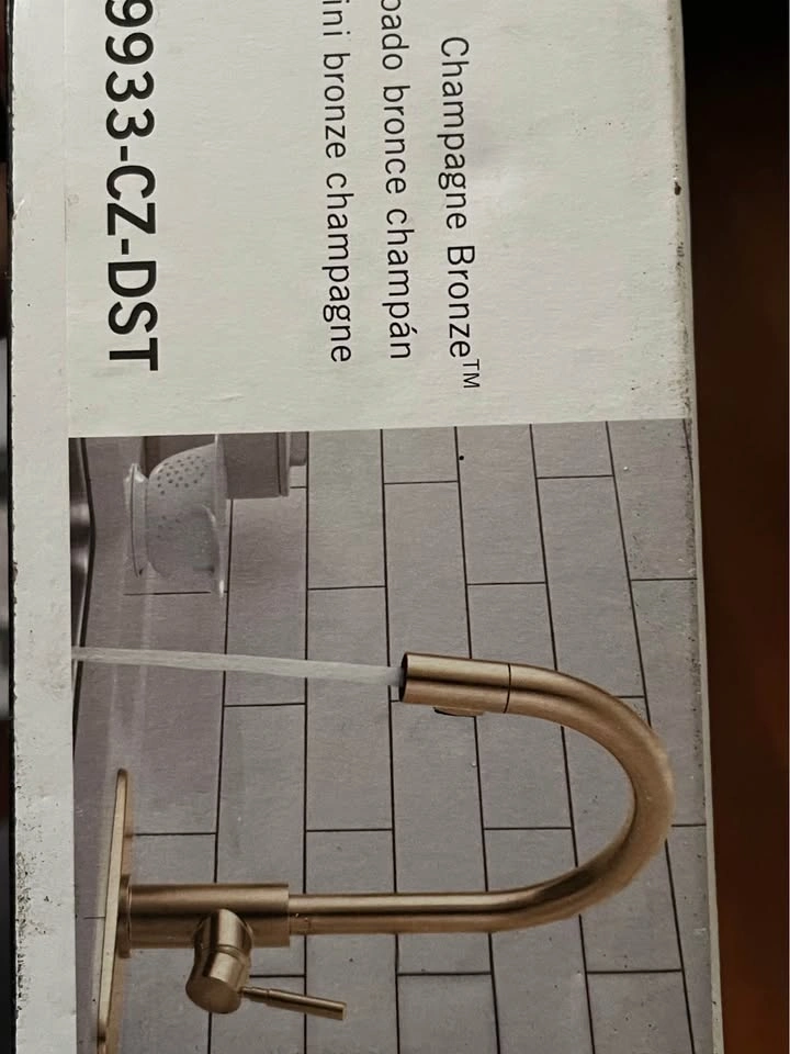 NEW Delta Trask Champagne Bronze Pull-down Kitchen Faucet - photo 2