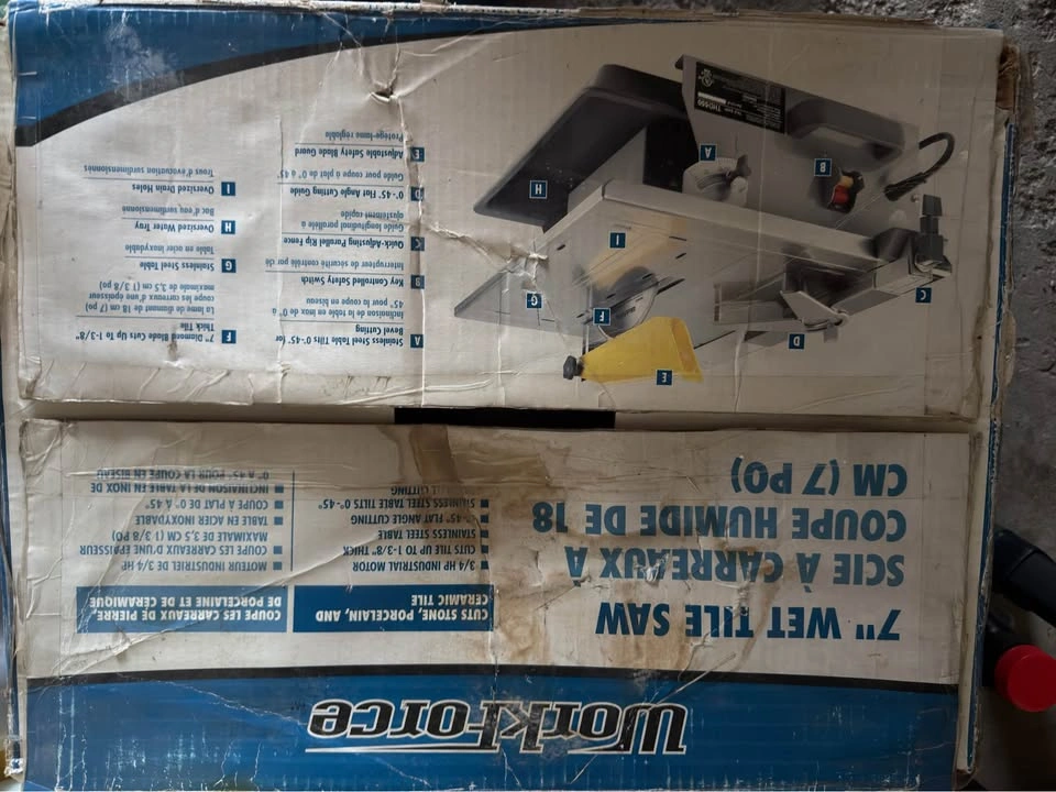 Workforce 7" Wet Tile Saw - photo 2