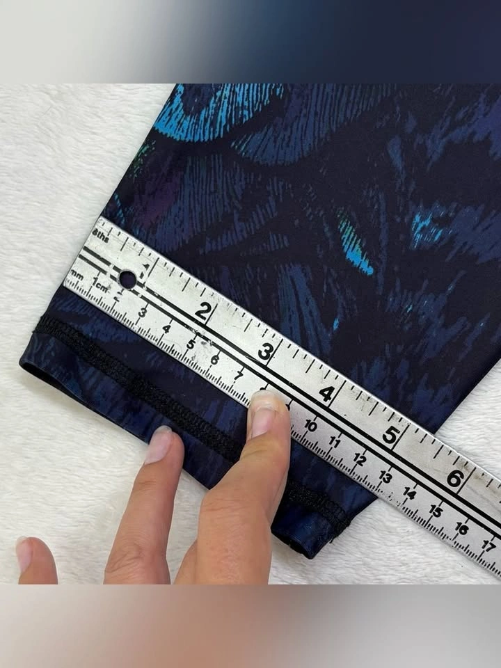 Silver Icing Peacock Print High Waisted Leggings Plus Size 3XL - photo 5