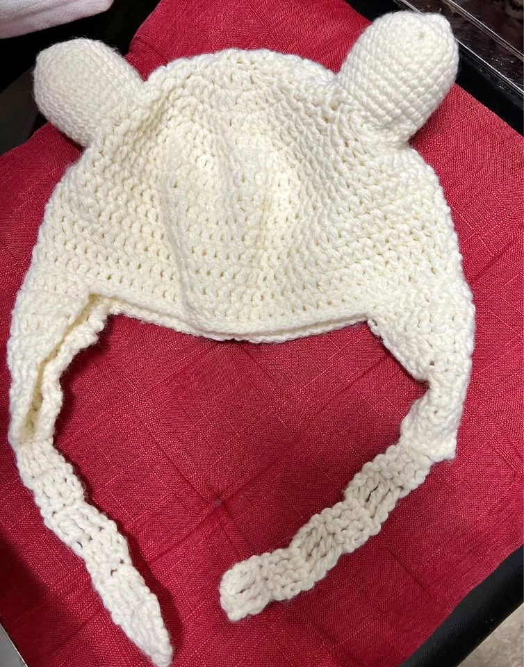 🏈 Crochet bear hat