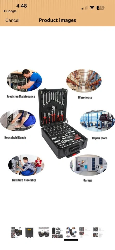 NEW 899-Pc Mechanics Tool Set – Rolling Case, Sockets & Wrenches - photo 5