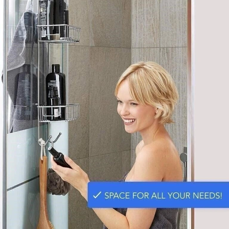 New Bamodi Shower Caddy 3 Tier Over Door - photo 2