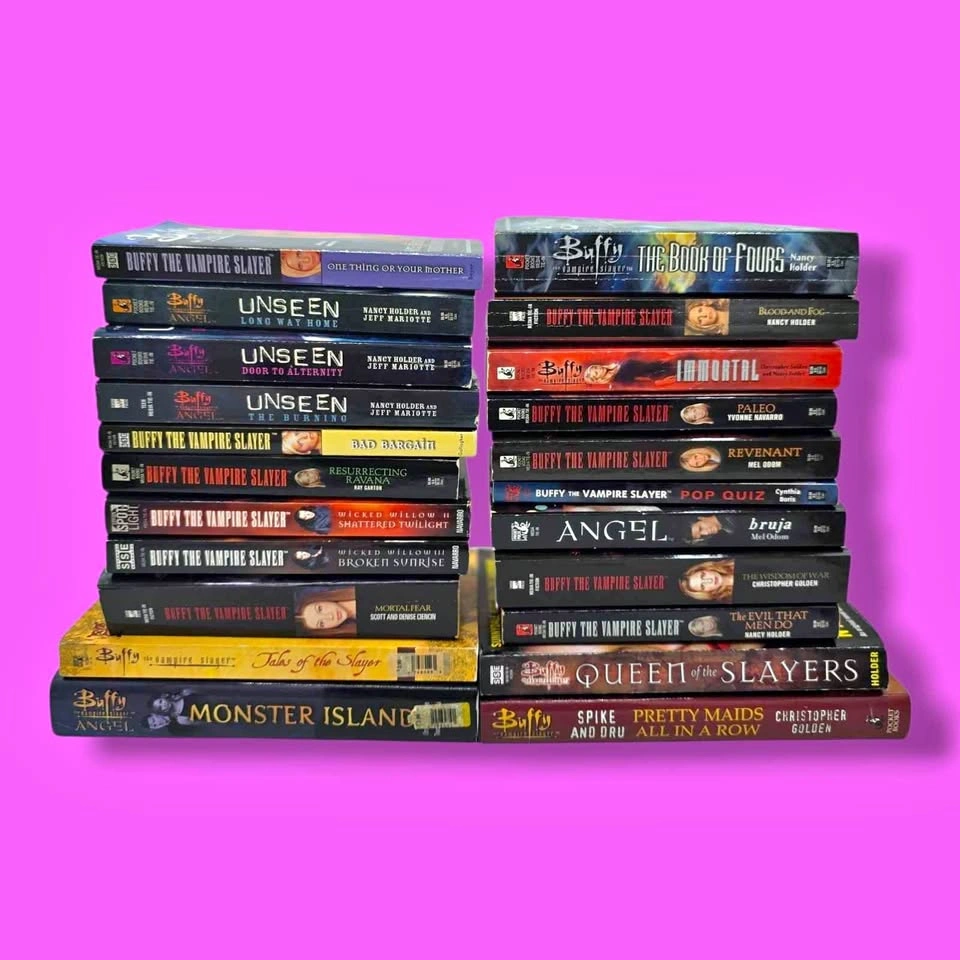Buffy the Vampire Slayer and Angel Book Lot - 22 Books