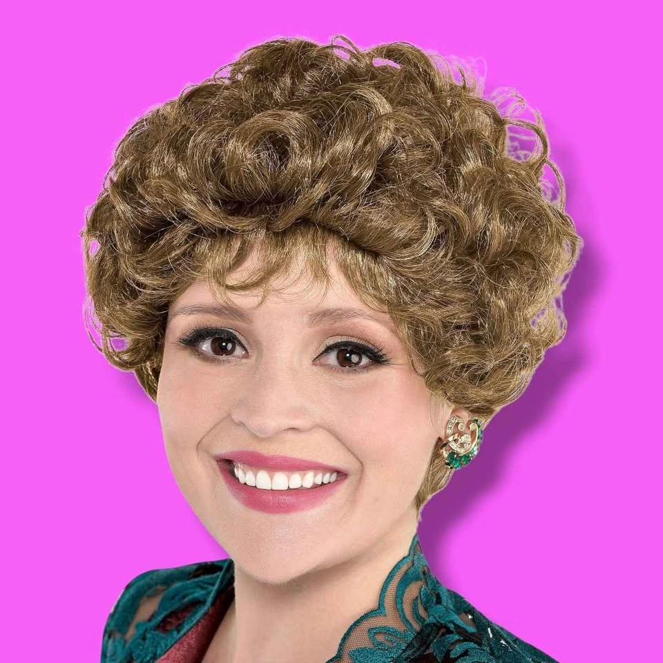 Sassy Senior Golden Girls Brunette Wig - photo 2