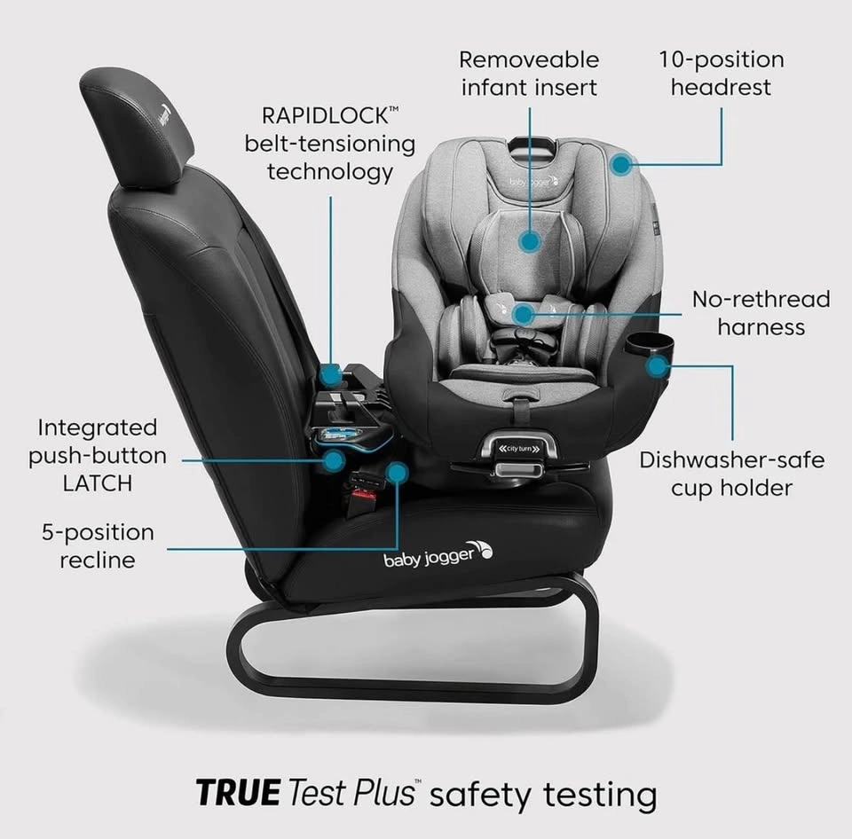 Brand New Baby Jogger City Turn Rotating Convertible Car Seat - photo 4