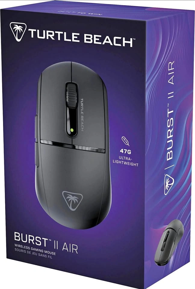 Turtle Beach Burst II Air Wireless Gaming Mouse Black 26K DPI