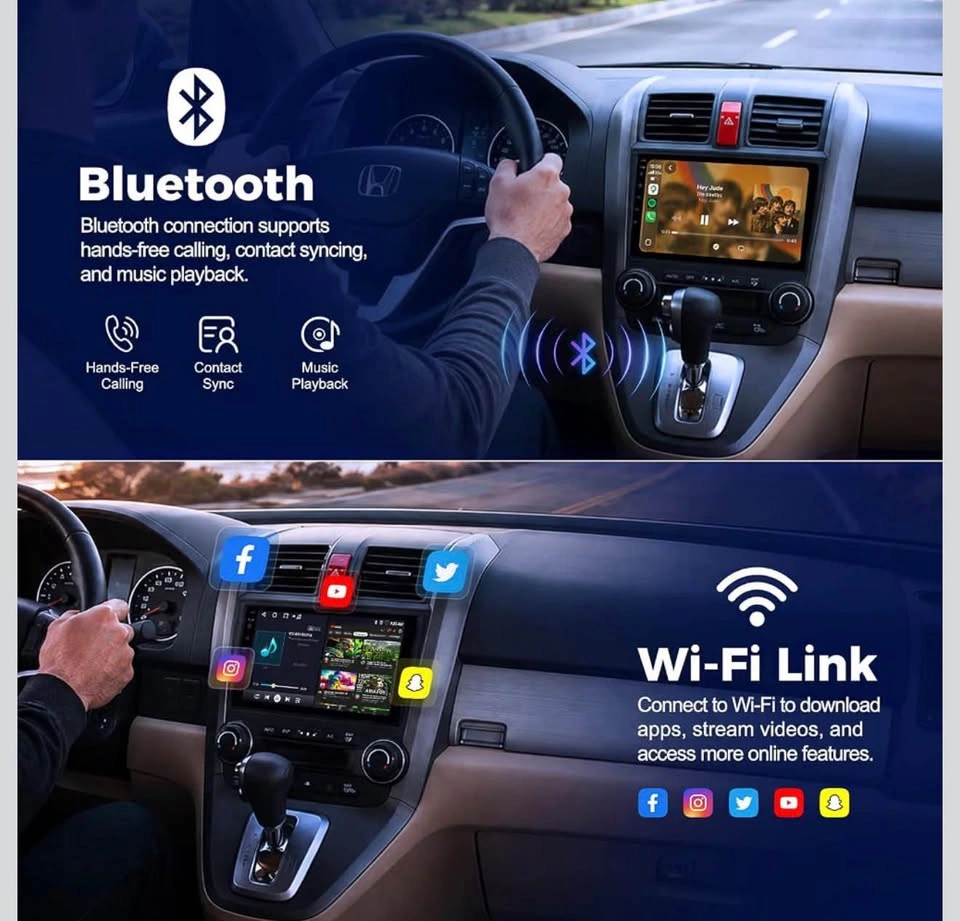 9" Car Radio Stereo Carplay Screen Upgrade for Honda CRV - photo 5