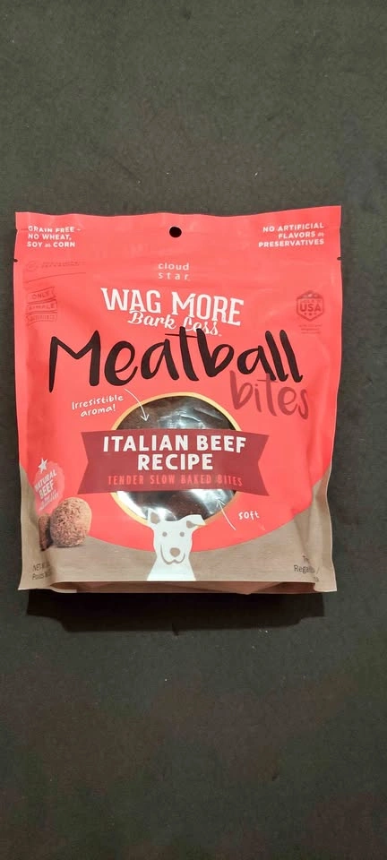 Cloud Star Meatballs Dog Treats, Italian beef recipe, 397g