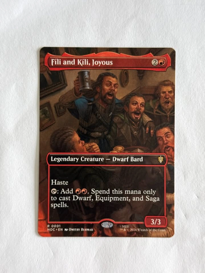 Andúril, Narsil Reforged (borderless) The Hobbit MTG - photo 3