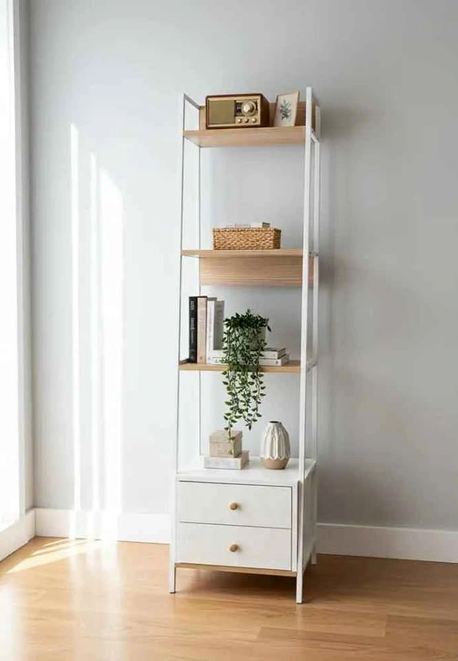 5 Tiers Metal Bookshelf