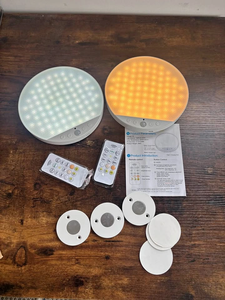8W Rechargeable Motion Sensor Closet Ceiling Light