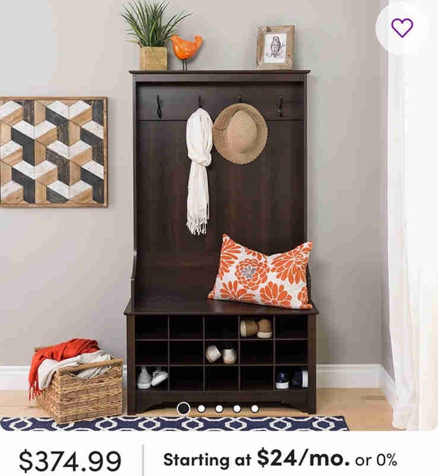 Bench and Shoe Storage - photo 2