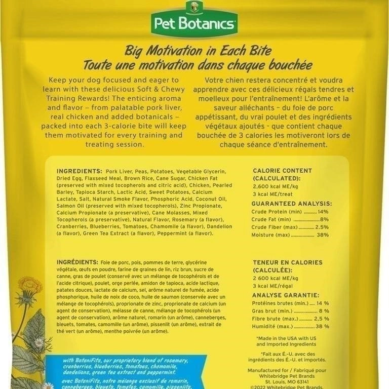 NEW Pet Botanics Training Rewards Chicken Dog Treats 567g - photo 2