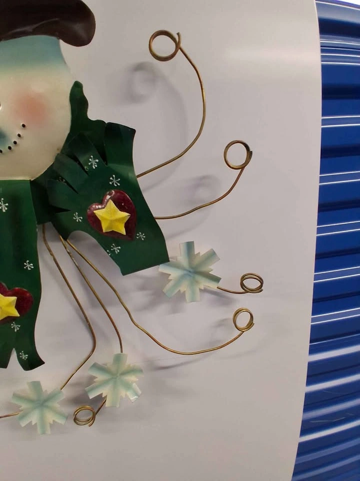Metal Snowman Christmas card holder🏈 - photo 4
